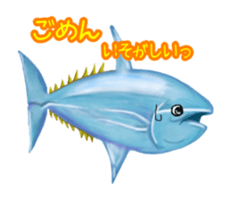 Draw the aquarium with colored pencil 1 sticker #6050146