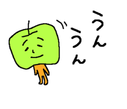 Angry apple sticker #6050420