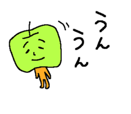 Angry apple sticker #6050420