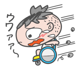 Go in a wheelchair sticker #6051566