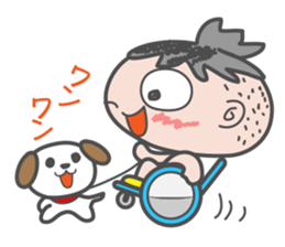 Go in a wheelchair sticker #6051575