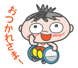 Go in a wheelchair sticker #6051588