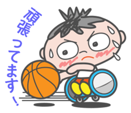 Go in a wheelchair sticker #6051589