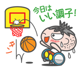 Go in a wheelchair sticker #6051593