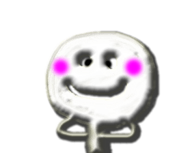 Clear stick man sticker #6051776