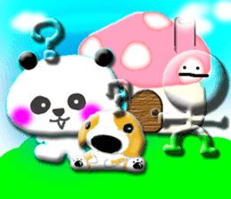 Clear stick man sticker #6051797