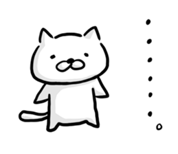 Cat says one word too many,Continued sticker #6051917