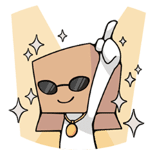 Boxmile covered box! sticker #6052643