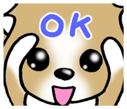 Dog face Sticker sticker #6052681