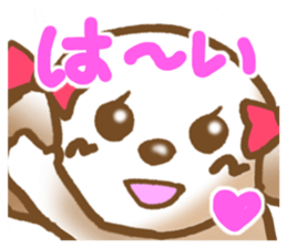 Dog face Sticker sticker #6052693