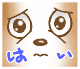 Dog face Sticker sticker #6052695