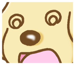 Dog face Sticker sticker #6052707