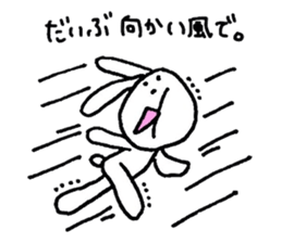 Excuse rabbit!! sticker #6052958