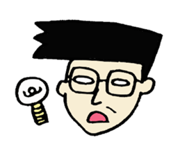 Daily life of the director sticker #6053364