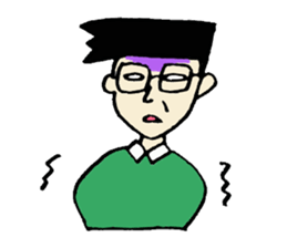 Daily life of the director sticker #6053369