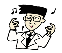 Daily life of the director sticker #6053383