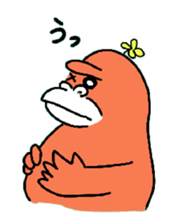 Dreaming Gorilla 4 sticker #6053589