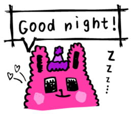 This cat will respond in English. sticker #6053843