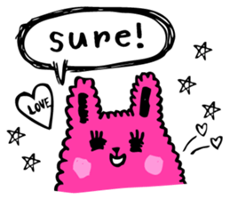 This cat will respond in English. sticker #6053848