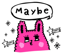 This cat will respond in English. sticker #6053856