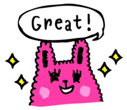 This cat will respond in English. sticker #6053860