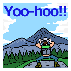 I shout it out toward the mountain(Eng.)