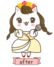 I wanna become a pop star, not NYANDOL! sticker #6055206
