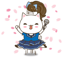 I wanna become a pop star, not NYANDOL! sticker #6055214