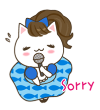 I wanna become a pop star, not NYANDOL! sticker #6055237