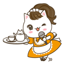 I wanna become a pop star, not NYANDOL! sticker #6055239