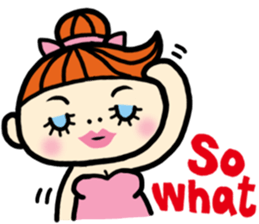 Hi , Beach Girl sticker #6055360