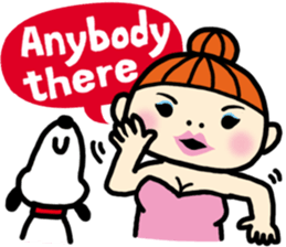 Hi , Beach Girl sticker #6055365