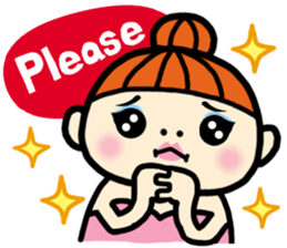 Hi , Beach Girl sticker #6055367