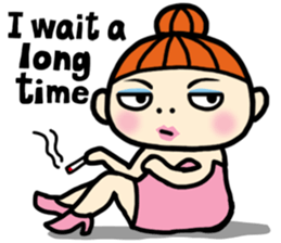 Hi , Beach Girl sticker #6055368