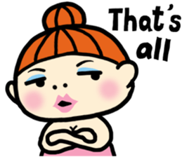 Hi , Beach Girl sticker #6055369