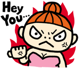 Hi , Beach Girl sticker #6055371