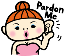 Hi , Beach Girl sticker #6055374