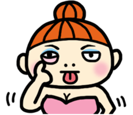 Hi , Beach Girl sticker #6055387