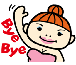 Hi , Beach Girl sticker #6055388