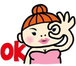 Hi , Beach Girl sticker #6055393