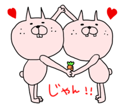 carrot rabbits sticker #6055402