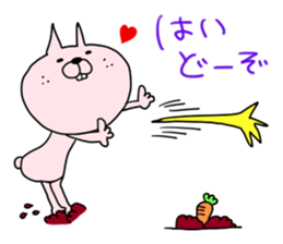 carrot rabbits sticker #6055404