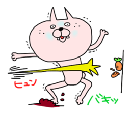 carrot rabbits sticker #6055406