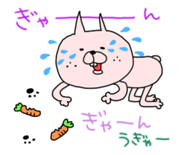 carrot rabbits sticker #6055420