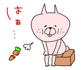 carrot rabbits sticker #6055422