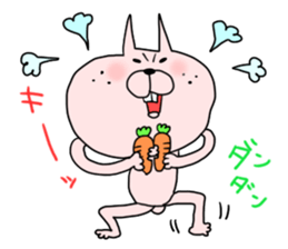 carrot rabbits sticker #6055424