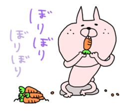 carrot rabbits sticker #6055437