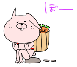 carrot rabbits sticker #6055438