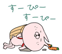 carrot rabbits sticker #6055439