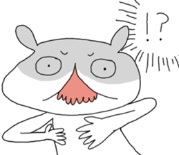 A bear returns an answer sticker #6055932